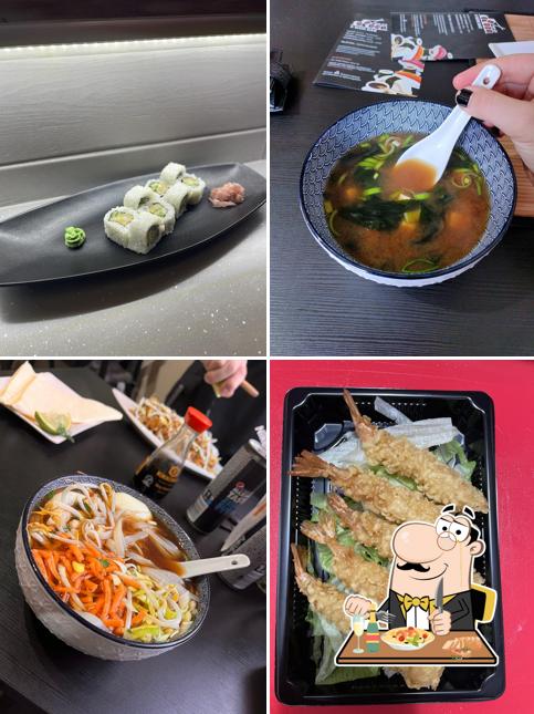 Meals at Na-ga sushi&wok bar