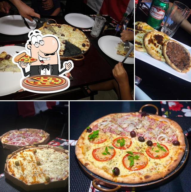 Consiga pizza no San Diego Pizzas e Esfihas Arraial da Ajuda