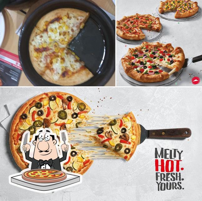 At Pizza Hut, you can try pizza