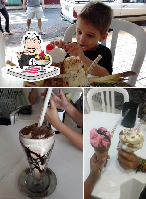 Elite Sorvetes Finos - Anchieta oferece uma variedade de pratos doces