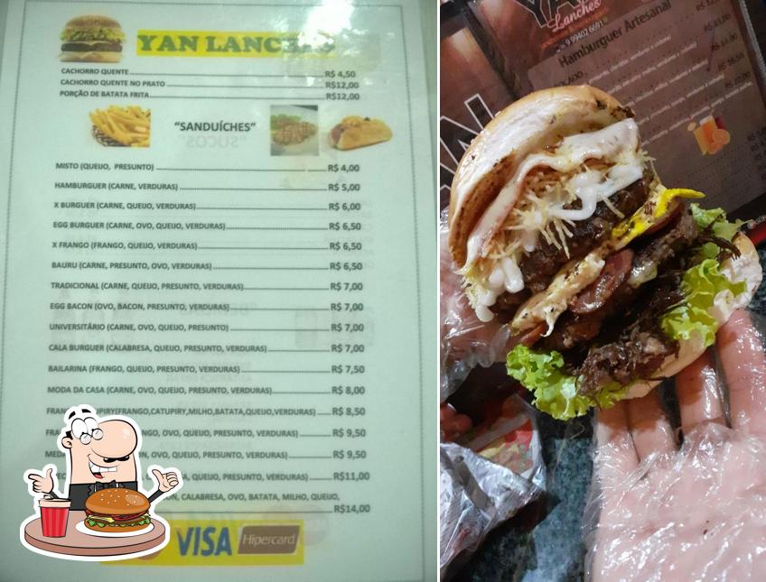 Delicie-se com um hambúrguer no Buteco do Yan