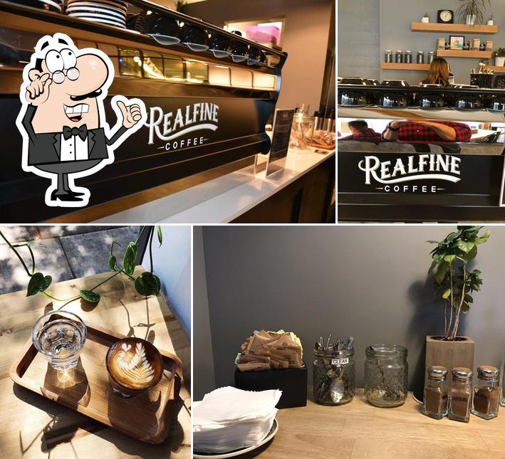 The interior of Realfine Coffee