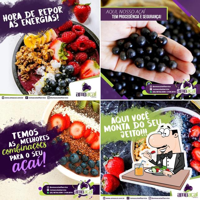 Platos en Amoaçaí Self Service