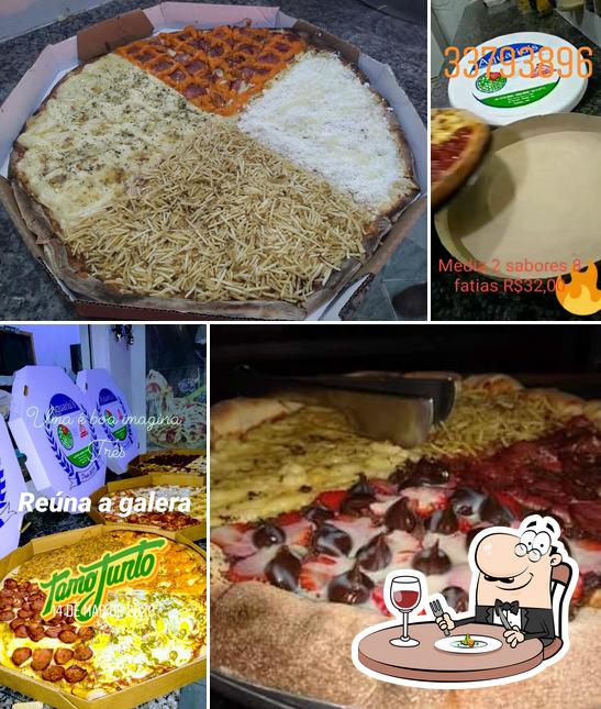 Comida em Aquariu's Pizzaria