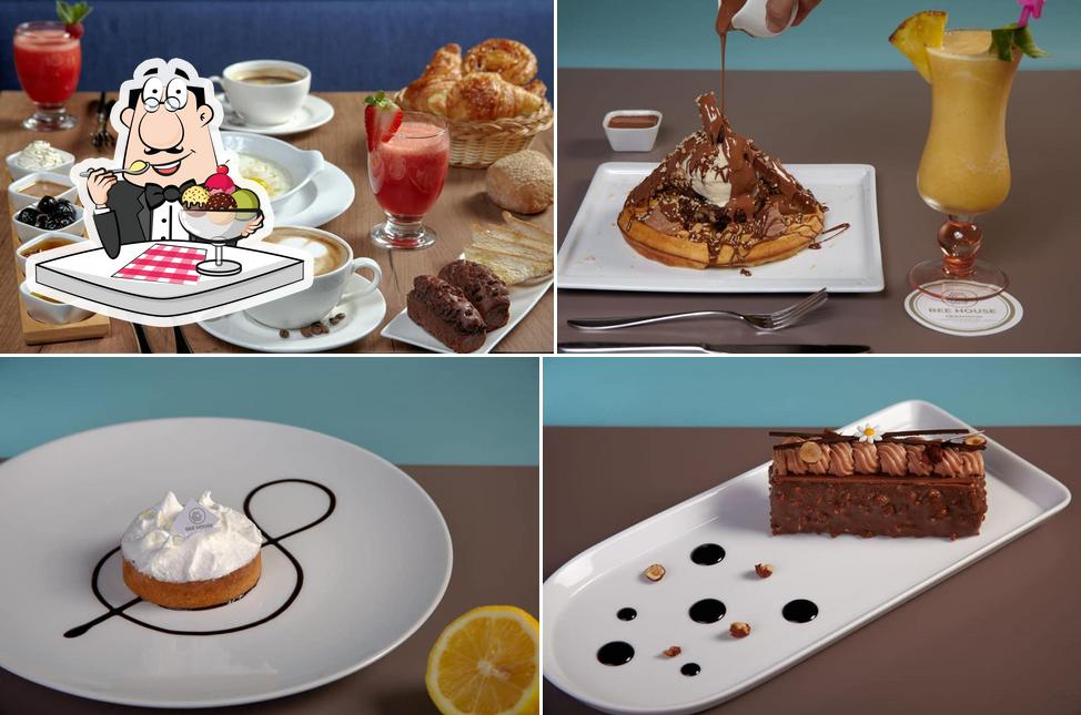 Bee house offre une sélection de desserts