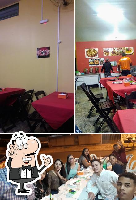 O interior do Pizzaria Mestra