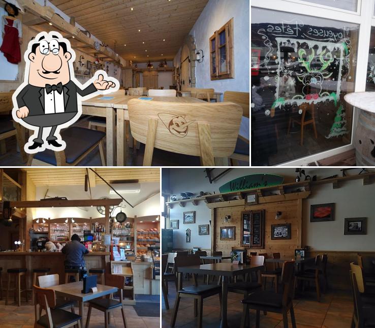 Gli interni di William's Café