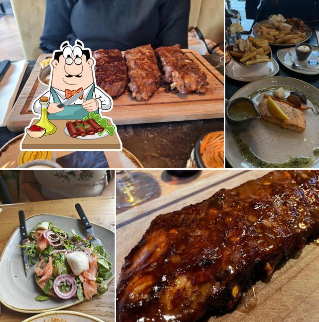 Baby back ribs at Restaurant De Beren Rotterdam Markthal