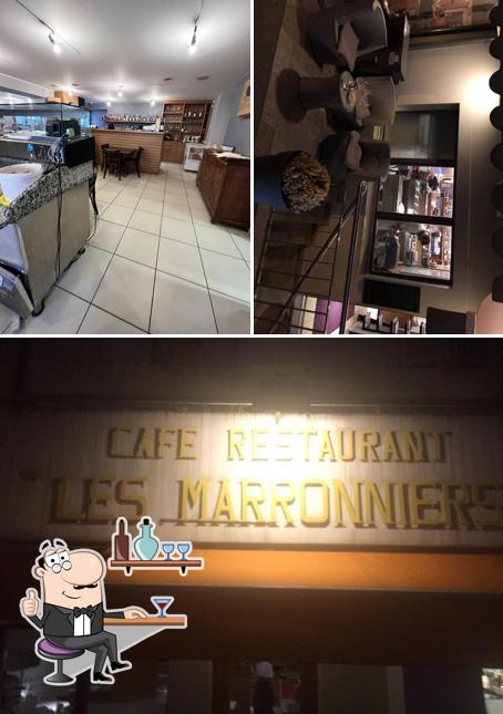 Gli interni di Restaurant Les Marronniers