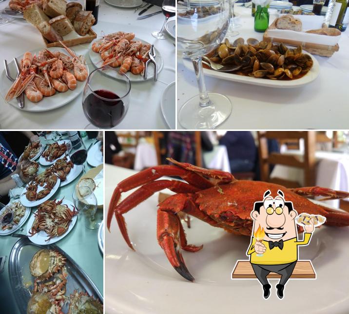 Get seafood at Restaurante Casa Emilio