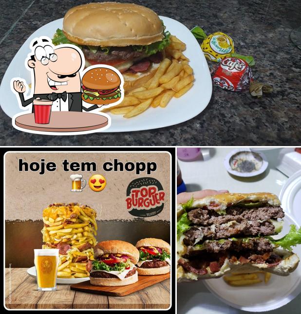 Hambúrguer em Top Burguer