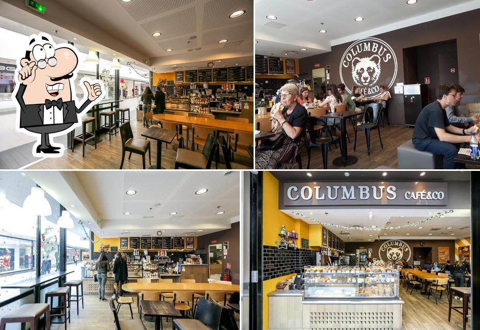 L'intérieur de Columbus Café & Co