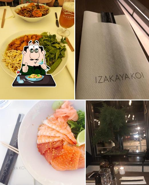 Еда в "Izakaya Koi"