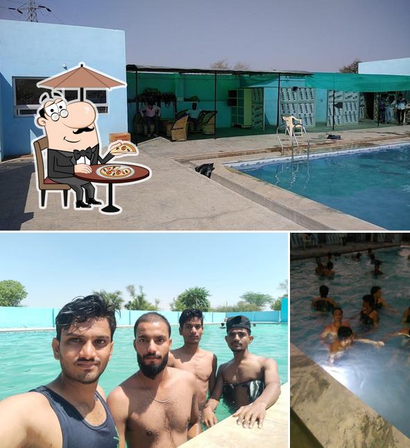 You can get some fresh air at the outside area of Jhilmil Resort (Swimming Pool)