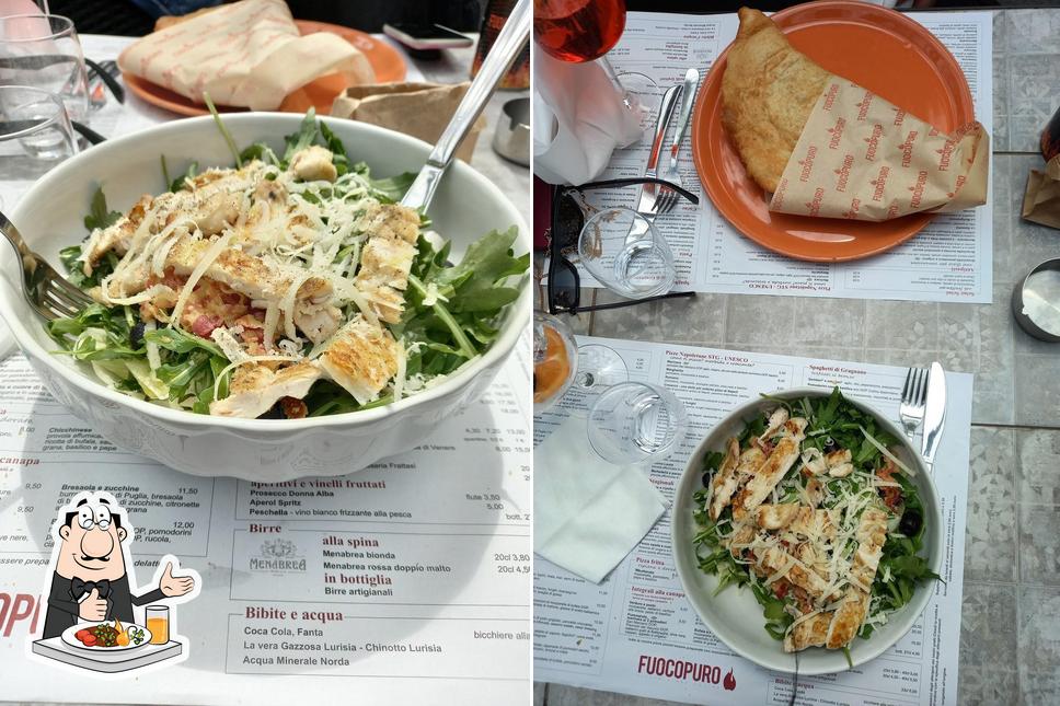 Platti al Pizzeria Fuocopuro