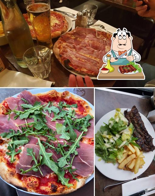 Essayez des repas à base de viande à Pizza Sant'Antonio