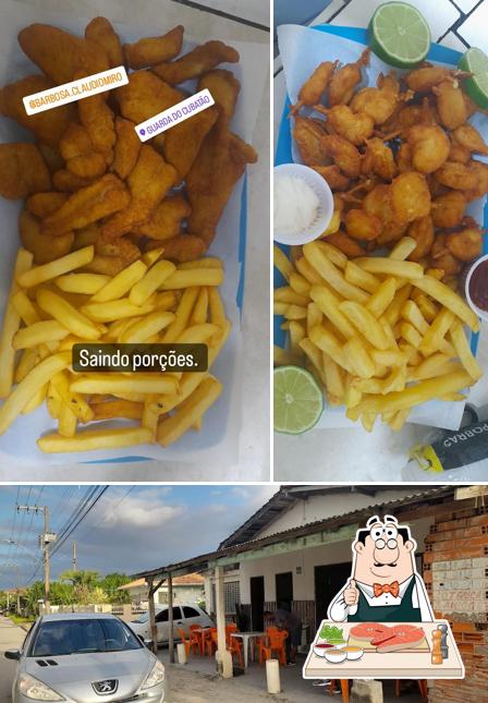 Peixe e fritas em Bar e lanchonete da Guarda