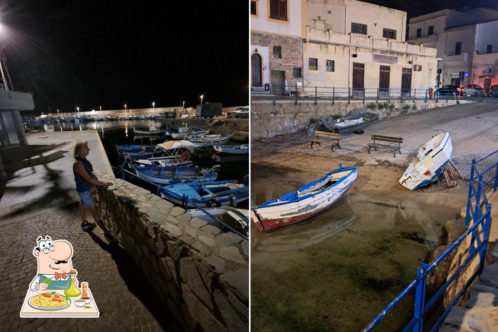 Cibo al Al porto