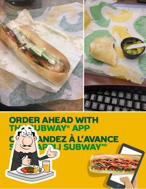 Nourriture à Subway