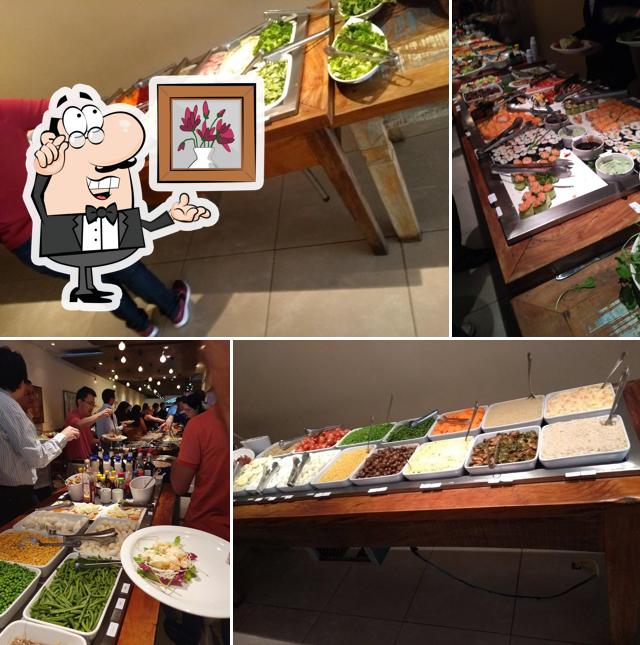 O interior do Villagio Gastronomia