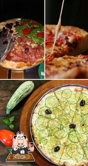Experimente pizza no Bella Pizzaria & Cafeteria Socorro-SP