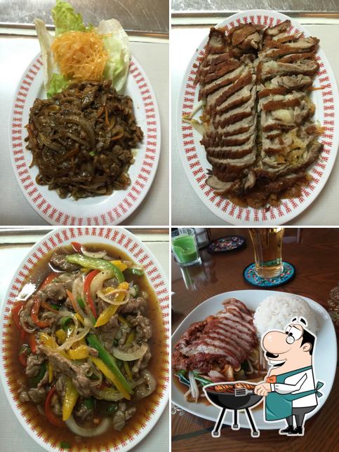 China-Restaurant Wuhan serviert Fleischgerichte 