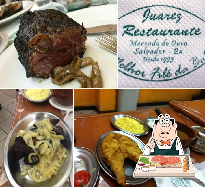 Peixe e fritas em Juarez Restaurante