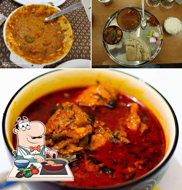 Chicken curry at Lavangi Mirchi Restaurant