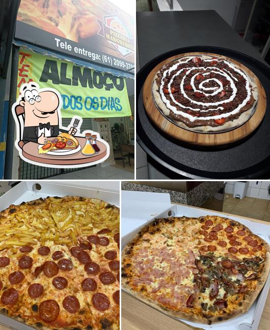 Escolha diferentes tipos de pizza