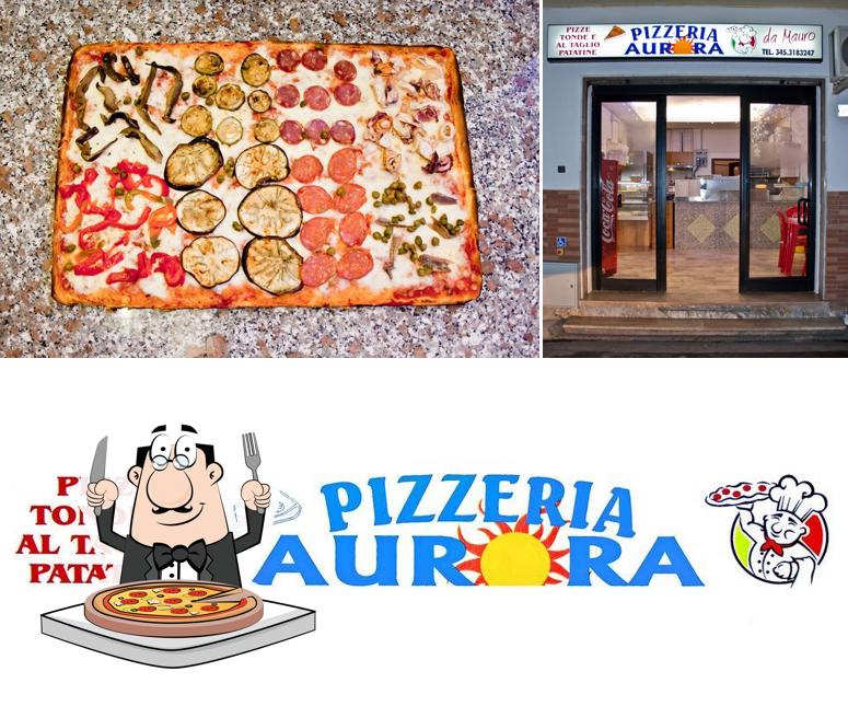 Scegli una pizza a Pizzeria Aurora