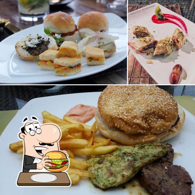 Get a burger at The Persian Terrace - Sheraton Grand Bangalore Hotel at Brigade Gateway