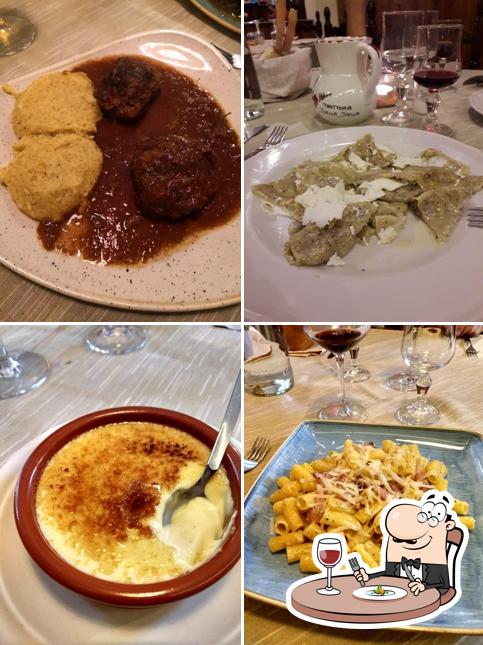 Cibo al Trattoria della Stella Verbania