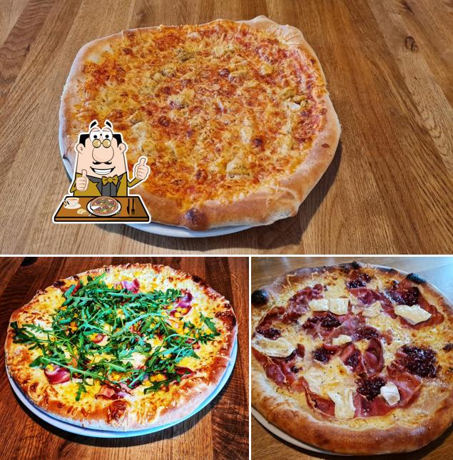 Essayez des pizzas à Pizza Zvolen Corino