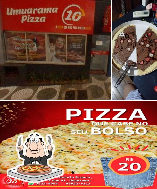 Consiga diversos variedades de pizza