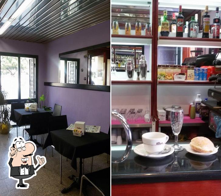 Gli interni di Princess Cafè