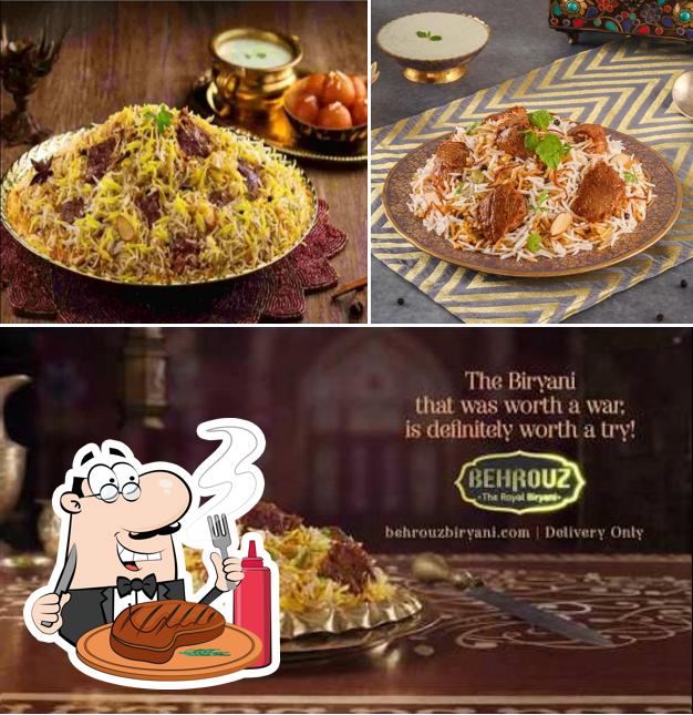Order meat meals at Behrouz Biryani MVP