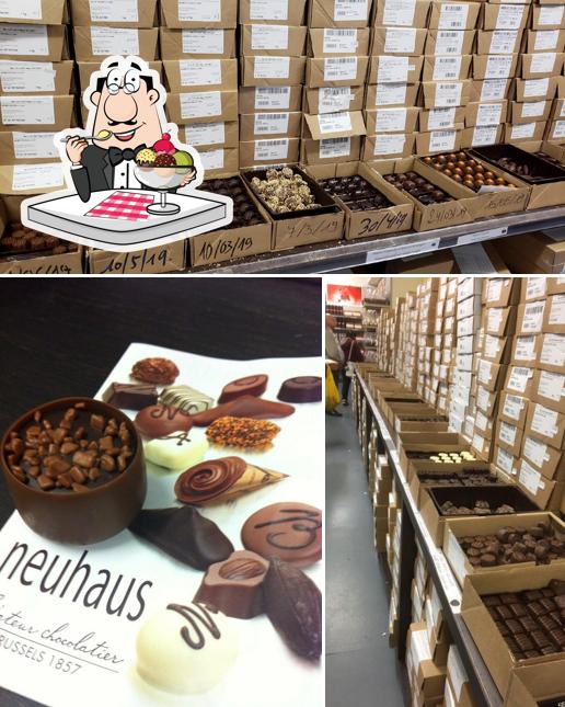 Neuhaus Chocolates offre une variété de desserts