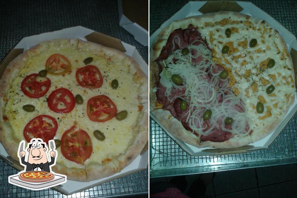 Consiga pizza no Pizzaria e Esfiharia Tropicalia