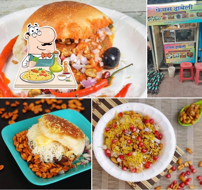 Pulled pork sandwich at Vasai Famous Dabeli
