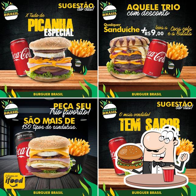 Os hambúrgueres do Burguer Brasil - Tijuca irão saciar uma variedade de gostos