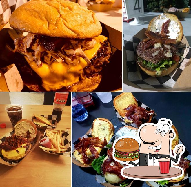 Treat yourself to a burger at Man Up & Cook