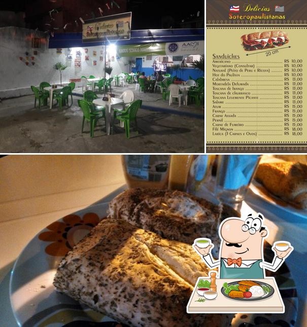 Observa las fotos que hay de comida y interior en Delicias Soteropaulistanas