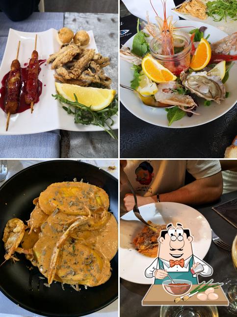 Ravioli al ristorantino di pesce kruddogo