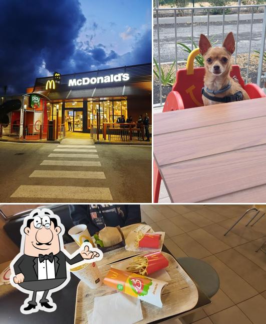 Die Inneneinrichtung von McDonald's