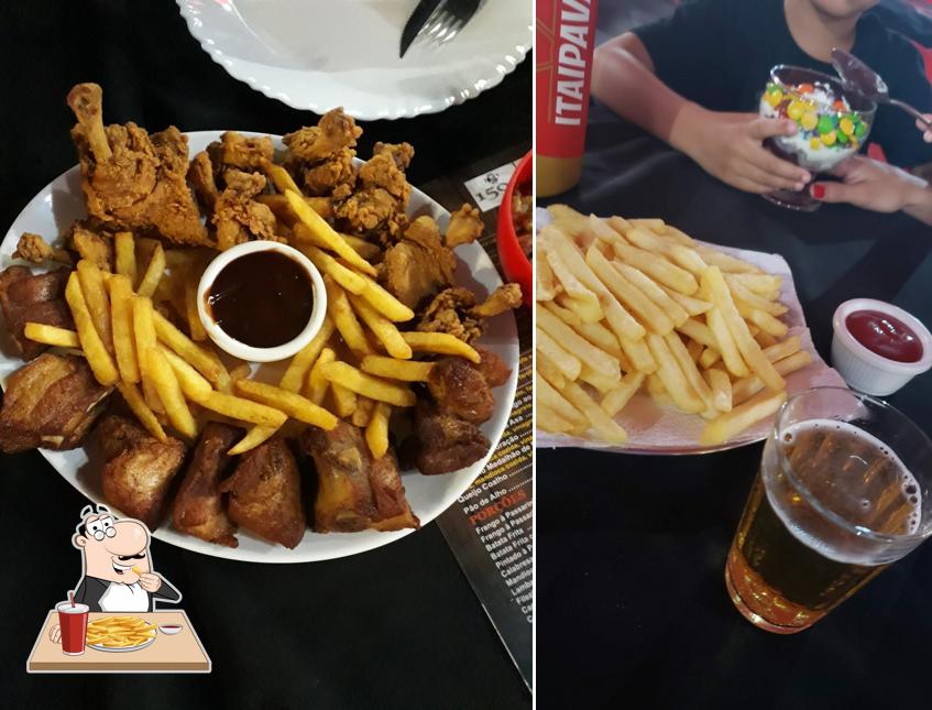 Experimente batatas fritas no Bar do Alemão