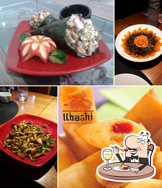 Comida em Ubashi Gastronomia Oriental