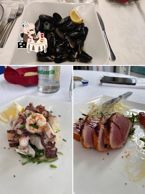 Cibo al Hostaria Due Emme Beach