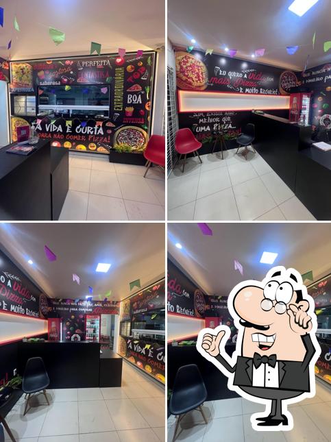 O interior do La Casa da Pizza