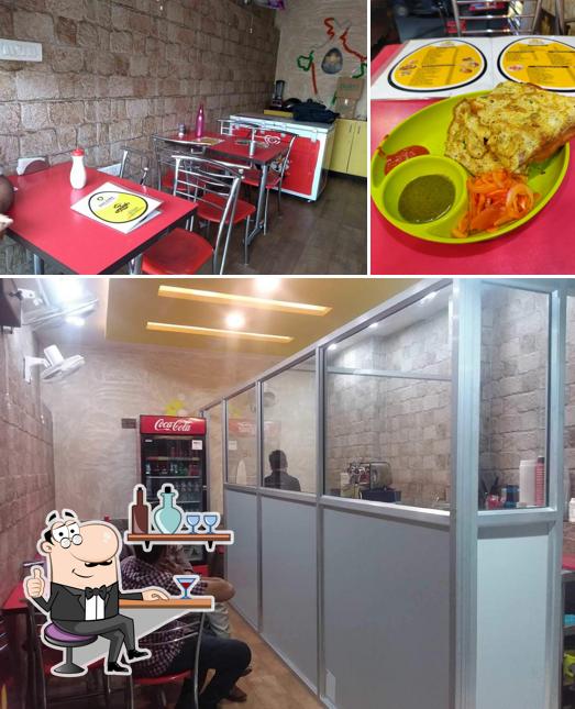 Check out the photo displaying interior and food at Egg Fort