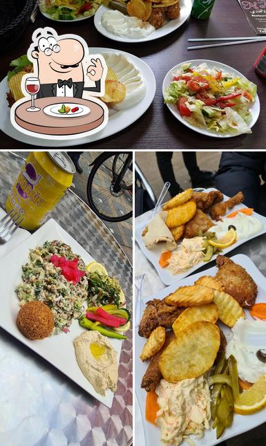 Essen im Al Afandi Restaurant (Shawarma, Falafel & Snack)